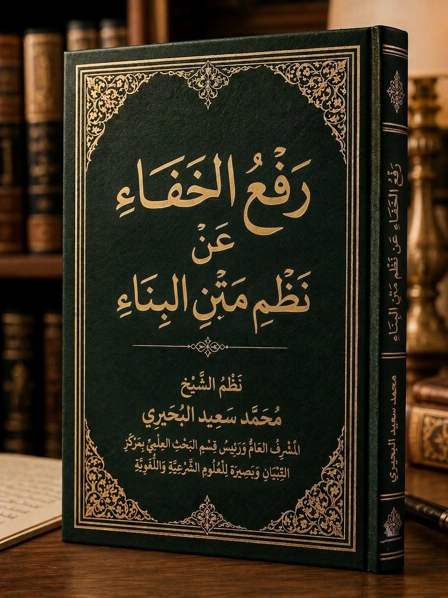 نَظْمُ مَتْنِ البِنَاءِ فِي عِلْمِ التَّصْرِيفِ، وَالمُسَمَّى رَفْعَ الخَفَاءِ عَنْ نَظْمِ مَتْنِ البِنَاءِ